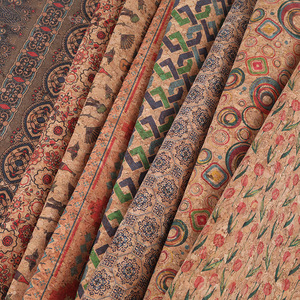 Tessuto in Sughero TC da 0,5 mm Pronto per la Vendita all'Ingrosso, Ecologico, Stampato, con Retro Intrecciato per Decorazione di Sedie, Auto, Borse, Divani e Scarpe - Product Image 3