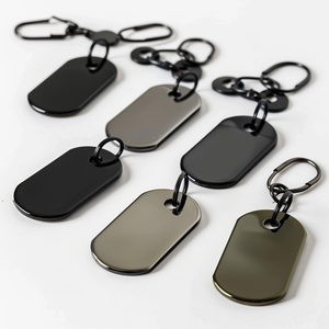 סין נעשה אלומיניום מותאם אישית אלומיניום תליון אלומיניום מותאם אישית תג כלב נירוסטה - Product Image 5