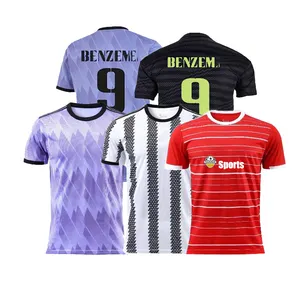 Camiseta de fútbol de calidad Original con impresión por sublimación, camiseta de equipo, uniforme de fútbol, Camisetas De fútbol Retro