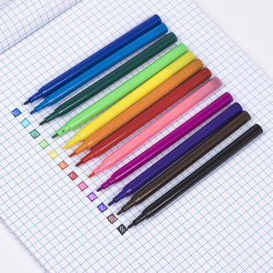 Touchfive — stylo marqueur de <span class=keywords><strong>dessin</strong></span> artistique personnalisé de haute qualité, fournitures de papeterie scolaires, pointe en <span class=keywords><strong>feutre</strong></span>, <span class=keywords><strong>aquarelle</strong></span>, 6/12/18/24 couleurs pour enfants - Product Image 2