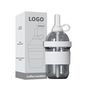 Wholesale Plastic Tritan 540ml <strong>Nespresso</strong> <strong>Iced</strong> <strong>Coffee</strong> Travel <strong>Cup</strong> Tumbler - Product Image 4