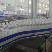 Ligne de production de machines de remplissage automatique de bouteilles en verre, équipement d'embouteillage et de bouchage d'eau minérale