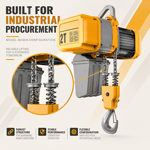Palans électriques à chaîne de type européen de 2 tonnes pour le levage sur poste de travail et la maintenance d'équipements - Product Image 4