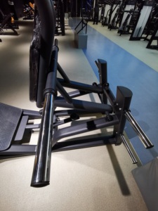 Kommerzielle Stahl-Fitnessgeräte Krafttraining Beinpresse Plattenbelastete <span class=keywords><strong>V</strong></span>-<span class=keywords><strong>Hack</strong></span>-Squat-Maschine - Product Image 4