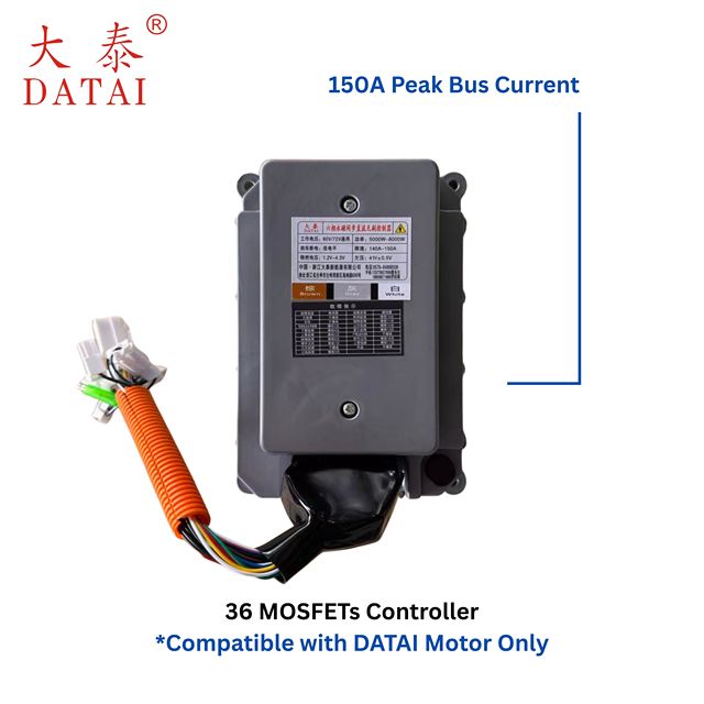DATAI 5-8kW 6-Phase Motor Controller, 36-Tube, IP66 Waterproof for EV/Heavy Duty Applications