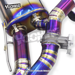 Sistema de escape de rendimiento de coche AYTO para BMW X3M/X4M F97/F98 3,0 T 2019-2023 silenciador Valvetronic de tubo medio único de titanio - Product Image 5