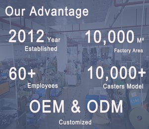 CMCL <span class=keywords><strong>General</strong></span> <span class=keywords><strong>Duty</strong></span> Rollen 1,5 Zoll 2 Zoll 2,5 Zoll 3 Zoll drehbarer Werkzeug kasten Rollen der allgemeinen Serie - Product Image 6