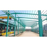Entrepôt préfabriqué en acier moderne multifonctionnel - Bâtiment modulaire pour stockage industriel, garage, hangar et petit atelier de production