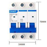 Disyuntor en miniatura, interruptor tipo C, control de circuito de iluminación, 16A, 20A, 25A, corriente múltiple opcional, 1P + N