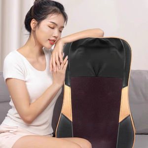 Cojín de masaje de cuello y espalda <span class=keywords><strong>Shiatsu</strong></span> portátil con <span class=keywords><strong>camilla</strong></span> de espalda vibratoria de calor para aliviar el dolor de espalda masajeador de hombros - Product Image 2