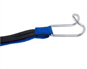 Sangle <span class=keywords><strong>de</strong></span> cargaison en textile élastique bleu PP Castle 25 mm avec attache à crochet métallique - Product Image 4
