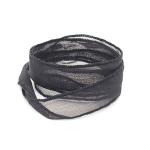 ส่าหรีริบบิ้นผ้าไหมห่อโยคะแฟชั่นผู้หญิงสร้อยข้อมือเครื่องประดับ - Product Image 6