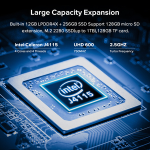 Bán Buôn CHUWI GemiBook Máy Tính Xách Tay 13 Inch 2K 3:2 IPS Intel Celeron J4125 PC <span class=keywords><strong>Mini</strong></span> Netbook 12GB 256GB Phần Cứng Máy Tính Xách Tay - Product Image 3