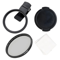 Kit de filtre pour objectif de caméra de téléphone ZOMEI Concept 52 mm à clipser, filtre polarisant circulaire compatible avec les téléphones