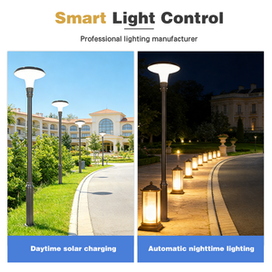 Éclairage extérieur, lampe de jardin, lampe solaire à LED pour cour, résistante aux intempéries, style nature, lampe décorative - Product Image 4