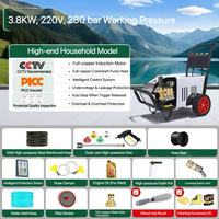 Neuer Elektrischer Induktionsmotor Hochdruck-Reiniger 3,8KW mit Geringer Vibration und Langer Lebensdauer für Kaltwasser-Reinigung