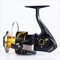 Moulinet Lurekiller 25-35kg 4000-10000 9+1BB Entièrement Métallique à Tambour Fixe pour Jigging et Popping Haute Puissance de Freinage pour Marlin