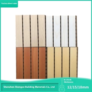 Thiết Kế Hiện Đại Khe Cắm Bằng Gỗ Tấm Âm Thanh Veneer Kết Thúc Cách Âm Vật Liệu Tường Cho Không Gian Nội Thất Bền Thanh Lịch Tường - Product Image 3