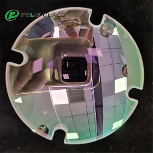 Lente Menisco Esférica de Vidrio de Sílice Fundida K9 con Recubrimiento AR de Alta Transmisión FELIX, Lente Cóncava Convexa con Muescas - Product Image 6