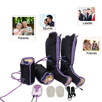 Masseur électronique pour lymphodème, bottes de récupération pour les pieds et les jambes, compression séquentielle à air, appareil de pressothérapie