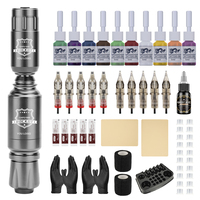 Kit Complet Professionnel de Machine à Tatouer Multicolore Ghostaxe