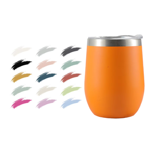 Bicchieri Termici Senza Stelo da 12oz in Acciaio Inox con Doppia Parete e Rivestimento in Polvere per Sublimazione - Product Image 1