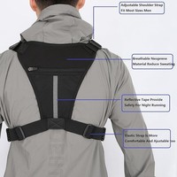Chaleco Táctico, Chaleco Deportivo, Bolsa de Pecho, para Motociclismo, Caza, Entrenamiento, Pesca, Senderismo, Camping