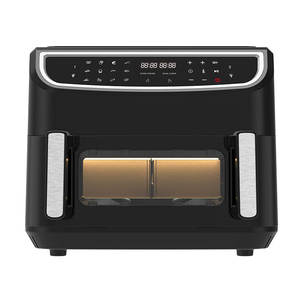 Aifa Nouveau <span class=keywords><strong>concept</strong></span> double poignée 9 litres SS four long numérique 8L 9L 10L 11L 12L poisson intelligent en acier inoxydable <span class=keywords><strong>2</strong></span> en 1 friteuse à air double - Product Image 1