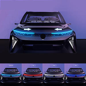 Bande lumineuse LED 12V pour capot de voiture, lumière ambiante flexible, lampe décorative universelle pour voiture, lumière de jour pour voiture - Product Image 1