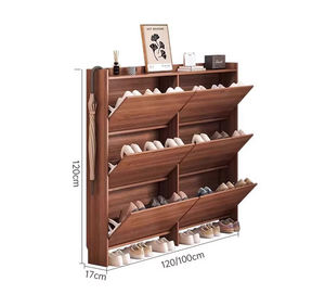 <strong>Small</strong> Burst Door Storage Economy Space Saving Foldable Wooden Household <strong>Shoe</strong> Rack <strong>Shoe</strong> Cabinet Entrance <strong>Shoe</strong> <strong>Cupboard</strong> - Product Image 4