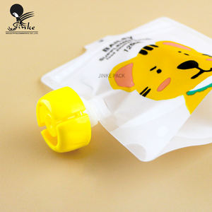 맞춤형 인쇄 유방 우유 보관 플라스틱 마일라 노즐이있는 스파우트 파우치 백 - Product Image 4