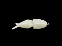 Leurre de pêche OEM non peint, type crankbait, 5,7g 9,7g, en plastique dur simulé, à coulée lente, 2 segments, pour eau douce, saumon, rivière