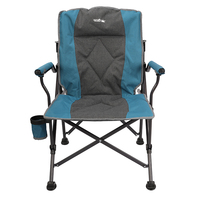 Fauteuils d'extérieur pliants portables pour le camping, chaises rembourrées avec structure en acier, chaises de plage, capacité 300 livres