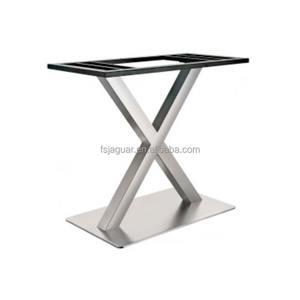 Base de table en acier inoxydable robuste en gros - <span class=keywords><strong>Pieds</strong></span> réglables à quatre étoiles pour tables de restaurant commerciales - Product Image 5