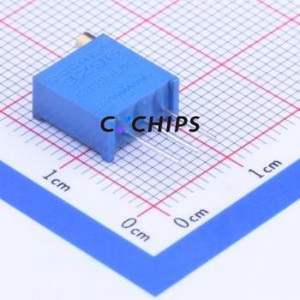 Résistance réglable / Potentiomètre 3296W-1-103, composant traversant (THT), résistance 10 kOhm 10 % - Product Image 1