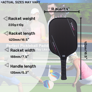Meilleure vente 16mm en fibre de carbone <span class=keywords><strong>Pickleball</strong></span> Paddle Premium thermoformé avec pour Toray Honeycomb Core High <span class=keywords><strong>Pickleball</strong></span> <span class=keywords><strong>Raquette</strong></span> - Product Image 5