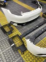 Conjunto de parachoques delantero original usado para Porsche 911 992 Carrera S D, piezas de carrocería de segunda mano de alta calidad con rejilla.