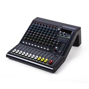 Console de mixage audio métallique <span class=keywords><strong>Dante</strong></span> RX8 8 canaux avec <span class=keywords><strong>Bluetooth</strong></span> et USB, égaliseur 7 bandes, effets intégrés, prix bas, MOQ 1 pièce - Product Image 4