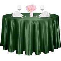 Nappe ronde anti-rides en velours épais doré de luxe nappe en velours mariage
