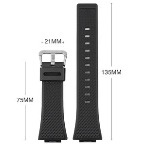 Watch Strap for <b>Men</b> Sport Silicone Rubber Wrist Band Bracelet - Product Image 5