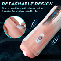 Masturbateur masculin à succion automatique, jouet sexuel vaginal de poche, stimulateur de gland vibrant à 10 vitesses, jouets sexuels