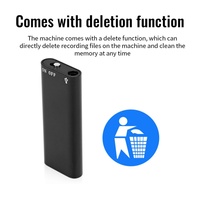 Grabadora de Voz Profesional de Alta Definición con Cancelación de Ruido, Grabación WAV, Alcance de 10 m, 500 min de Duración, USB, 4 GB-64 GB, para Conferencias, Negocios, Estudiantes