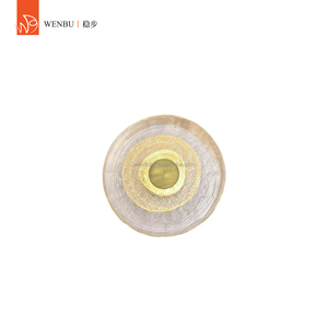 Lampe murale en verre rond contemporaine faite à la main pour villa, salon, hôtel, hall d'entrée, salon - Product Image 3