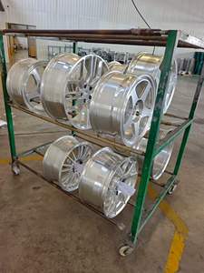 ล้ออัลลอยด์อลูมิเนียมฟอร์จ 2 ชิ้น ยี่ห้อ FSB รุ่น <span class=keywords><strong>Hot</strong></span> Sale ขอบลึกเว้าพร้อมคาร์บอนไฟเบอร์สีโรสโกลด์ลายก้านสิบซี่ สำหรับรถยนต์แลมโบกินี - Product Image 4