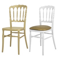Chaises de mariage en plastique, PP et blanches, Design à bascule, nouvelle marque