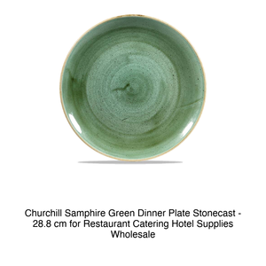 Assiette à dîner verte Samphire 28,8 cm Churchill Stonecast -12-Ssgsev111 - Product Image 2