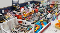 Equipo de Juegos Interior Personalizado con Temática TIME BABY, Torre Multinivel, Piscina de Pelotas MARVEL MARKET, Pista de Cruce de Cebra |   OEM y ODM FEC
