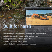 Ktb 33x Odm/Oem 13.3 "Touchscreen Robuuste Notebook Computer Pc I7/I5 Win10/11 Gps Verlicht Toetsenbord Industriële Robuuste Laptop Ipc