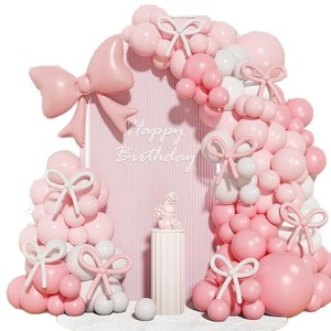 149Pcs Màu Hồng Bow Bóng Vòng Hoa Arch Kit Coquette Cho Đám Cưới Bé Tắm Engagement Party Sinh Nhật Trang Trí - Product Image 5