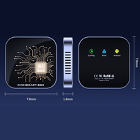 Adaptador Inalámbrico CarPlay Fuallwin Snapdragon 660 Android Auto AI Box 8G 128GB con Certificación CE/RoHS para Todos los Modelos Netflix